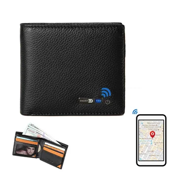 Smart Wallet Portafoglio di Moda GPS Bluetooth Tracker Regalo per la festa del papà Slim Titolare della Carta di Credito Cartera Hombre Tarjetero Portafogli