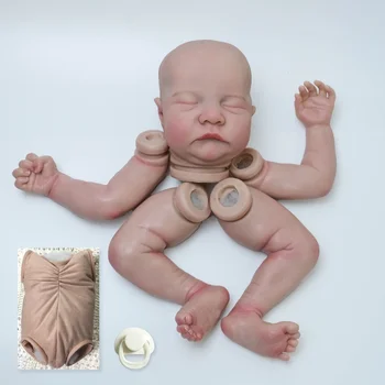 19inch Reborn Doll Kit Popolare Dormire Già Verniciato Doll Kit Bambola Parti con il Corpo in più Molti Dettagli Visibili Vene