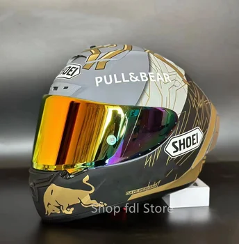 Full Face casco Moto X-14 SHOEI x14 Marquez oro casco Equitazione di Corse di Motocross Moto Casco Casco De Moto