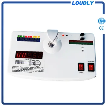 100% Nuovo, ad alta voce marchio Ottico UV Lente Tester Anti-Radiazioni Obiettivo Tester con una luce a LED UV 100