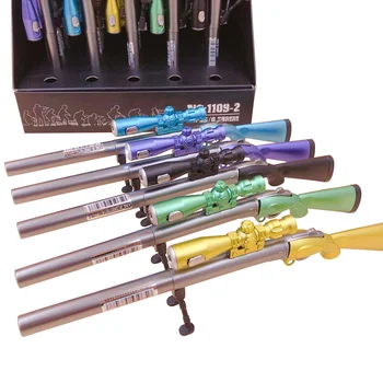 Versione aggiornata 98 Penna Gel di Colore Luci LED Fucile da Cecchino Modellazione Giocattolo Penna per i Bambini Regalo di Fermo Forniture per la Scuola