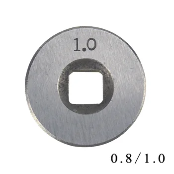 Filo Alimentatore Rullo di Ruota 0.8 mm, 1.0 mm, 1.2 mm di Dimensione Doppia saldatura MIG Saldatura a Filo di Alimentazione della Macchina di Alimentazione del Filo Ruota