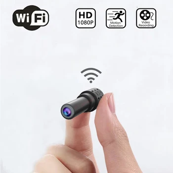 Mini WiFi Camera1080P HD Visione Notturna ad Infrarossi Supporta la Condivisione in tempo Reale e di Rilevamento del Movimento per Più Utenti di Telefoni Cellulari