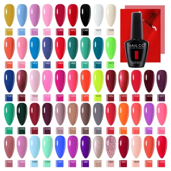 NAILCO 15ml Colore Rosso UV Nail smalto Gel LED Gel Nail Polish Soak Off Manicure di Base Superiore Lakiery Hybrydowe Vernis Nails Salon
