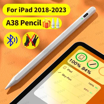 Per Apple Matita 2 1 A38 iPad Penna con il Palm Rejection, il Riconoscimento dell'Inclinazione, l'Associazione Bluetooth, Penna Stilo Per 2018-2023 iPad Pro 11