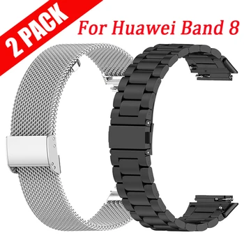 Cinturino in Acciaio inox per Huawei Band 8 Smartband Cinturino per Onore Band 7 6 Braccialetto per huawei band 7 6 pro Bracciali di Metallo