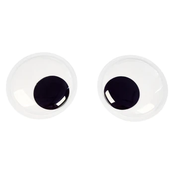 Jumbo Adesivo Googly Occhi Wiggly 7.5/10/15.4 cm per i Giocattoli Bambole fai da te Accessori Bulbo oculare Porta del Frigorifero 85DE