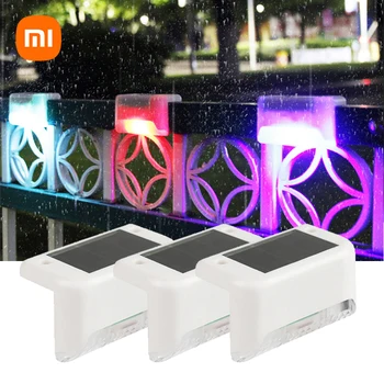 Xiaomi Solare Luce LED Esterno Giardino Solare Luce Scale Impermeabile Cortile con Terrazza Guardrail punto Luce Decorazione del Giardino Luce