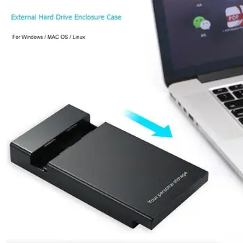 HDD Case da 3,5‘ SATA USB 3.0 Adattatore per disco Rigido Esterno Per Lettore di Disco SSD HDD Case Box HD 3.5 HDD Caso