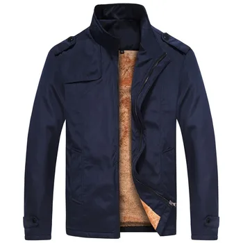 Qualità Inverno Giacca Spessa Uomini Moda Casual Giacca uomo abbigliamento sportivo Bomber Jacket Mens Cappotti giacca a Vento Giacche per gli Uomini