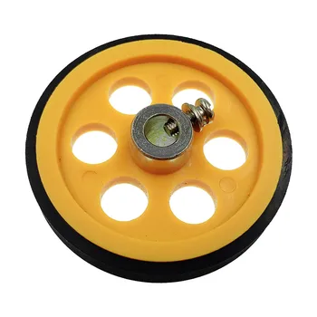 Encoder metro ruota sincrono lunghezza perimetrale di 200 misura di conteggio della distanza di misura di gomma di diametro 63.7 fori di 6/8mm