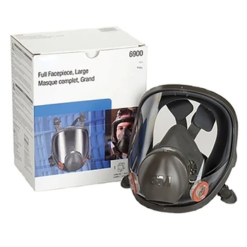 6900 maschere Riutilizzabili Respiratore per Vapori Organici Compatibile con il Filtro Antiparticolato di Protezione per la Verniciatura di Grandi Dimensioni