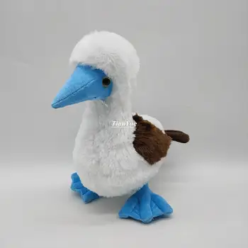 Carino Blu footed booby Peluche giocattolo Creativo carino bambola per Bambini regalo di Natale 27cm