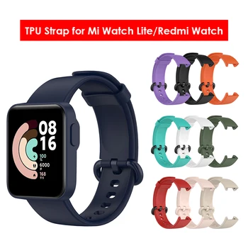 Per Xiaomi Watch Lite Cinturino di Ricambio in TPU Sport Cinturino Orologio Cinturino in Silicone per Mi Guarda Lite / Redmi orologio Universale Cinturino