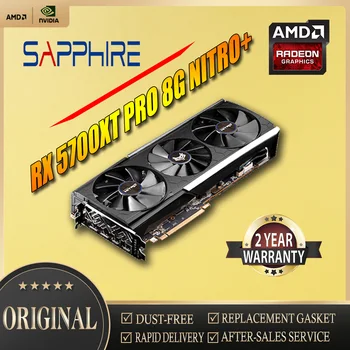 SAPPHIRE Schede Grafiche RX5700XT 8G NITRO PRO 256bit PCIE4.0X16 Video per PC Desktop, Computer Gioco della Mappa Utilizzata