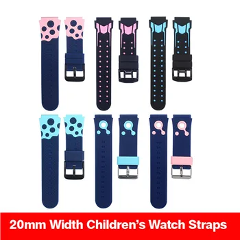 20mm di Larghezza Universial Bambini Smart Cinturini Orologio della Cinghia per il 4G Smartwatch Rilascio Facile Sostituzione Watch Band Smart Accessori