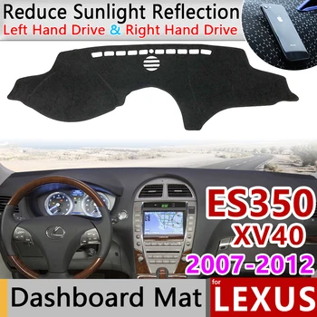 per Lexus ES ES350 2007~2012 XV40 Anti Stuoia di Slittamento del Cruscotto Copertura Ombrellone Dashmat Proteggere Accessori ES240 350 2009 2010 2011