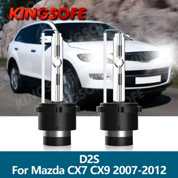 KINGSOFE 2Pcs Xenon HID D2S 35W Fari 3800LM Auto Lampadina 6000K led Auto Adatta Per Mazda CX7 CX9 2007 2008 2009 2010 2011 2012