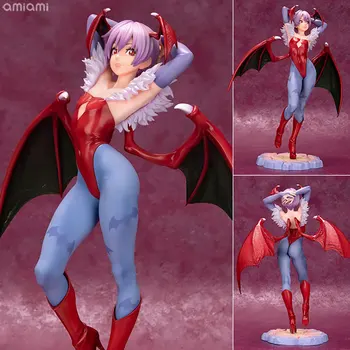 22cm Darkstalkers Bishoujo Lilith/Felicia Sexy Ragazza Anime Figura del Vampiro Morrigan Aensland Figura di Azione Adulto Modello di Bambola Giocattoli
