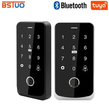Impermeabile NFC Bluetooth Tuya APP Tastiera di Controllo di Accesso RFID 13.56 Mhz Tastiera Biometrico di Impronte digitali Touch Retroilluminazione Apriporta