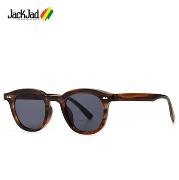 JackJad 2020 Moda Cool Vintage Round GIORNO di Stile Occhiali da sole Tinta Oceano ins Popolare Marchio di Design Occhiali da Sole Oculos De Sol 86374