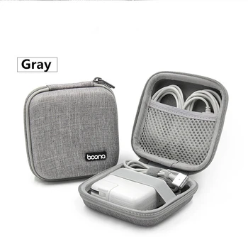 Portatile EVA Cavo da Viaggio Elettronica Gadget Bag Organizer Custodia Per Notebook Portatile Macbook Air Pro Caricabatterie Adattatore