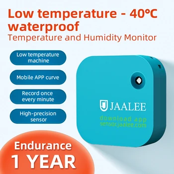 JAALEE JHT Resistenti all'Acqua per Interno/Esterno Temperatura/Umidità/punto di Rugiada/VPD Smart Sensore Termometro/Igrometro Logger di Esportazione