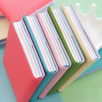 1PCS/lot 105*80mm Nuova Bella Colorful Mini Notebook Quotidiana/Notpad/Tasca Diario Nota di Colore Casuale 
