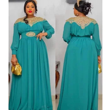Musulmani Fashion Dubai Abaya Turchia Partito Abito Lungo Islam Abbigliamento Africano Abiti da Sera per le Donne Musulman Robe Djellaba