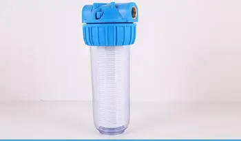 10 pollici trasparente in stile Europeo, italiano bottiglia di acqua per uso domestico depuratore di fronte ad alta pressione rondella filtro pre