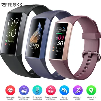 Smart Band Pro per Uomini Donne Impermeabile Fitness Tracker, Bracciale Frequenza Cardiaca Collegato Smart Watch Smartwatch per Xiaomi Huawei