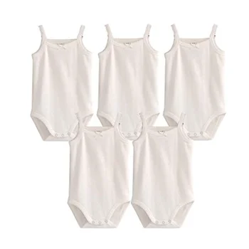Baby Cotone senza Maniche Tutine Vestiti per 0-12-36M Neonato Ragazze Bambini Bambini pezzi Body Outfit Estivo per Bambini 2023