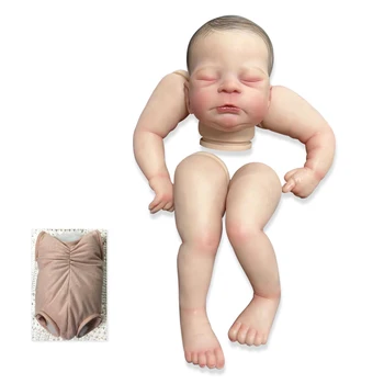 NPK 18 pollici Finito Reborn Baby Doll Dimensioni Già Verniciato tomithy Realistica Tocco Morbido Flessibile finito Bambola Parti del corpo