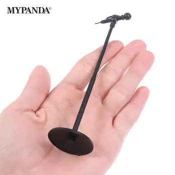 Carino Mini Plastica Microfono Modello Di Dollhouse Mobili In Miniatura Accessori