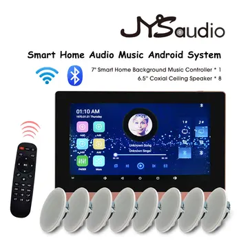 Smart Home Theater Sistema Bluetooth WiFi Touch Screen a Parete Amplificatore per Android Audio Stereo Altoparlante a Soffitto per Hotel Residenziale