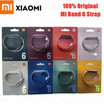 100% Originale Xiaomi mi band 7 Cinturino in Morbido Silicone di Polsino del Mi Band 7 Sostituzione dello Sport Cinturino da Polso Xiaomi Miband 7 Bracciale