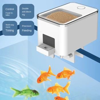 Fish Tank Alimentatore Automatico di WIFI Cellulare Remoto di Controllo di sincronizzazione Automatica di Nutrire il Pesce Tartaruga Alimentazione Artefatto Intelligenza