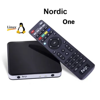 Best Nordic Uno Smart TV Box TVIP 605 Linux OS Amlogic S905X Dual WiFi Scandinavia 4K Set Top Box