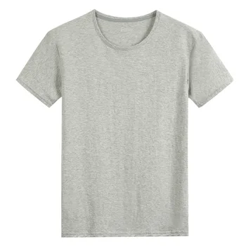 Estate Nuovi Uomini 100% Cotone T-Shirt Tinta unita Tessuto Soft Touch di Uomini Basic Top Tees Uomo Casual Abbigliamento Fashion Top Tees