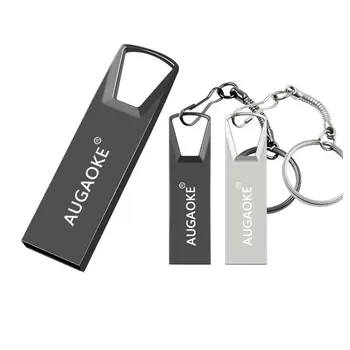 AUGAOKE Flash Drive 32GB 64GB di Memoria Stick per PC Mobile 64GB 2.0 Metal USB Flash Drive 32GB 2.0 Pen Drive