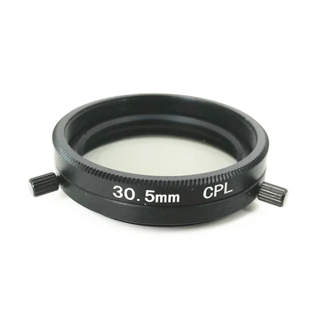 30,5 mm CPL Polarizzatore Polarizzatore Lente Filtri di protezione per l'Industria di Sicurezza del CCTV di Lenti a 30,5 mm