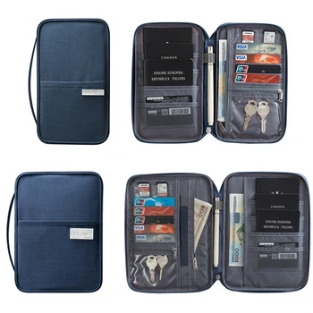 Impermeabile Passport Holder Portafoglio Di Viaggio Multifunzionale Piccola Carta Di Credito Portafoglio Sacchetto Di Immagazzinaggio Portable Document Storage Bag