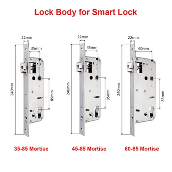 Serratura da infilare corpo per smart lock blocco delle impronte digitali