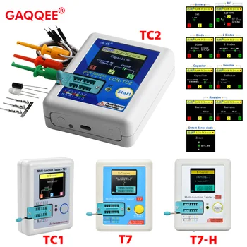 TC-T7-H TCR-T7 LCR-TC1 Alta Precisione Transistor Tester del Diodo Triodo Capacità ESR MOS/PNP/NPN LCR MOSFET di TFT LCD Screen Test