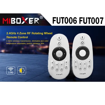 Miboxer FUT006 FUT007 2.4 GHz 4 Zone di Rotazione manopola/Pulsante Remote Touch RF Wireless CCT Telecomando LED Strip Controller