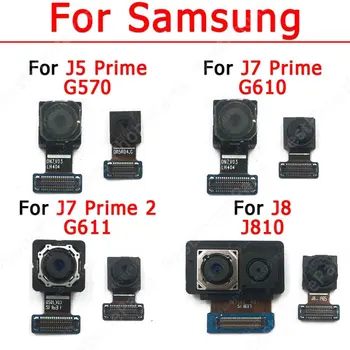 Originale Posteriore, Fotocamera Frontale Per Samsung Galaxy J5, J7 Prime 2 J8 J810 G570 G610 G611 Frontale Selfie Fronte Retro Flex Modulo Della Fotocamera