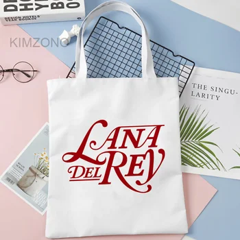 Lana Del Rey shopping bag di cotone bolso shopper tote bolsa borsa shopper tessuto bolsa compra ecobag sacola afferrare