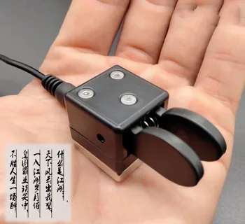 QU-2020A Mini Dual Paddle Tasto Morse Tasto Tasto CW Automatico Base Magnetica Adsorbimento Per Radio a onde corte