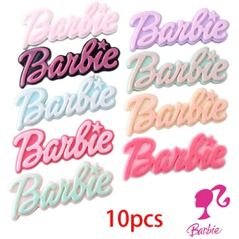 5Pcs Barbie Lettera di Carta di Donne fai da te Accessori di Caso del Telefono Spilla Scarpa Fibbia Materiale fatto a Mano Magnete da Frigorifero Arredamento Giocattolo Regalo