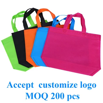 20 pezzi di tessuto Non Tessuto Borsa Shopping bag in Eco Promozionale Recyle Borsa Tote Borse Personalizzate Stampate con Logo